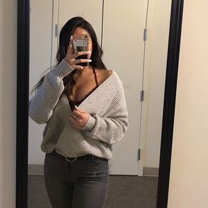 Urban Outfitters Low V-neck sweater